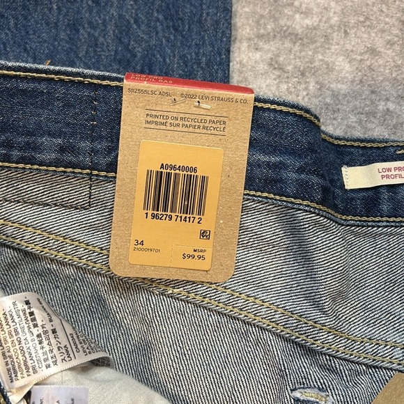 ✨ Levi’s Low Pro Straight Jeans – Women’s Size 34 – NWT ✨ - Picture 10 of 12
